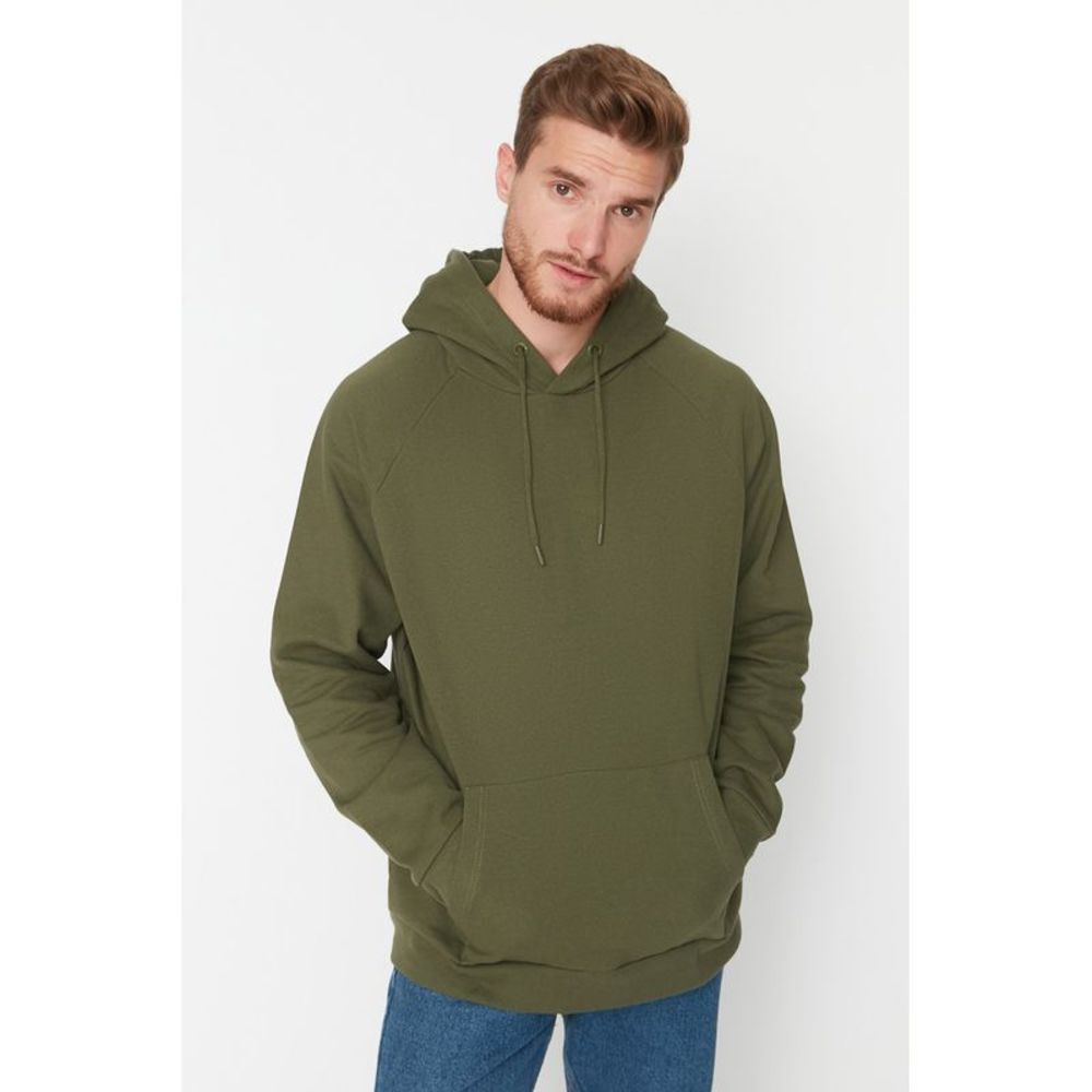 NWT Trendyol Men Oversize Hood Knit Sweatshirt